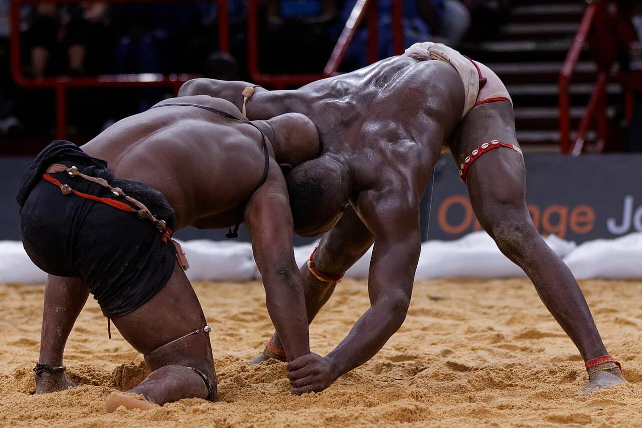 Combat de lutte sénégalaise