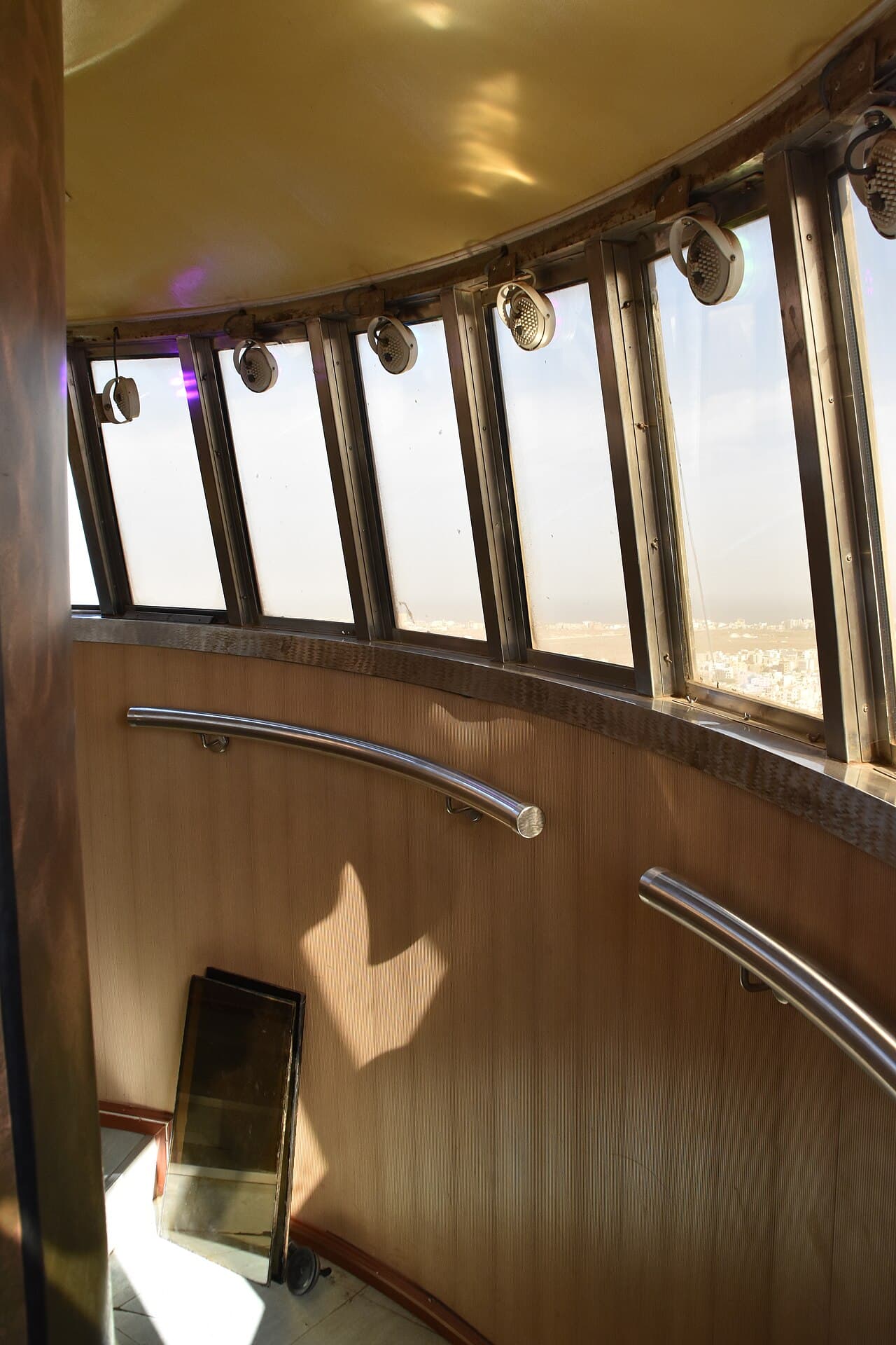 L’escalier intérieur jusqu’au belvédère
