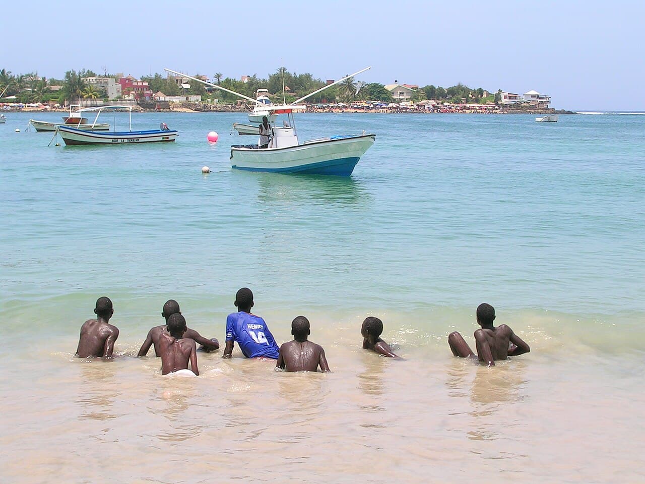 Île de Ngor en pirogue