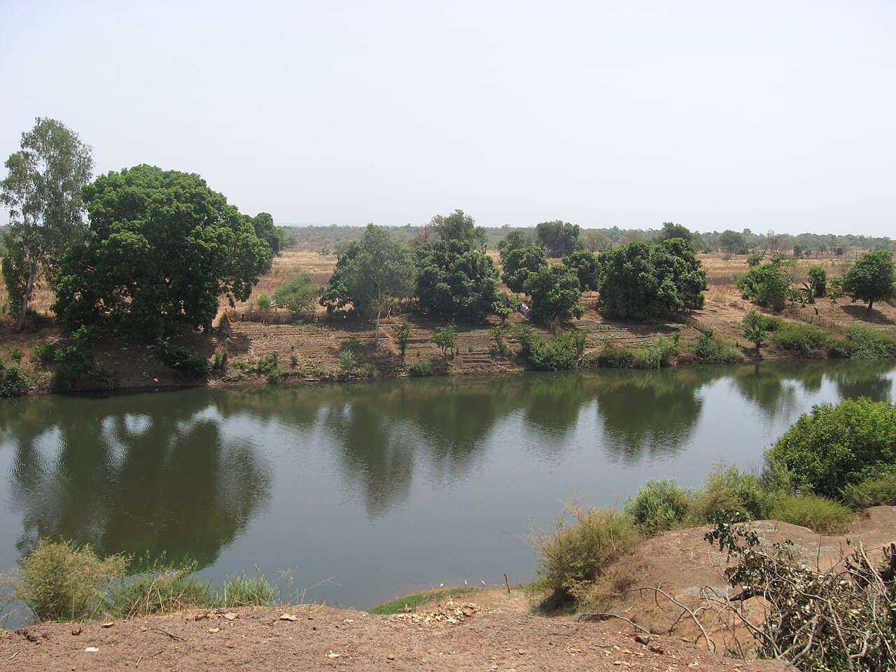 Baignade dans le fleuve Gambie